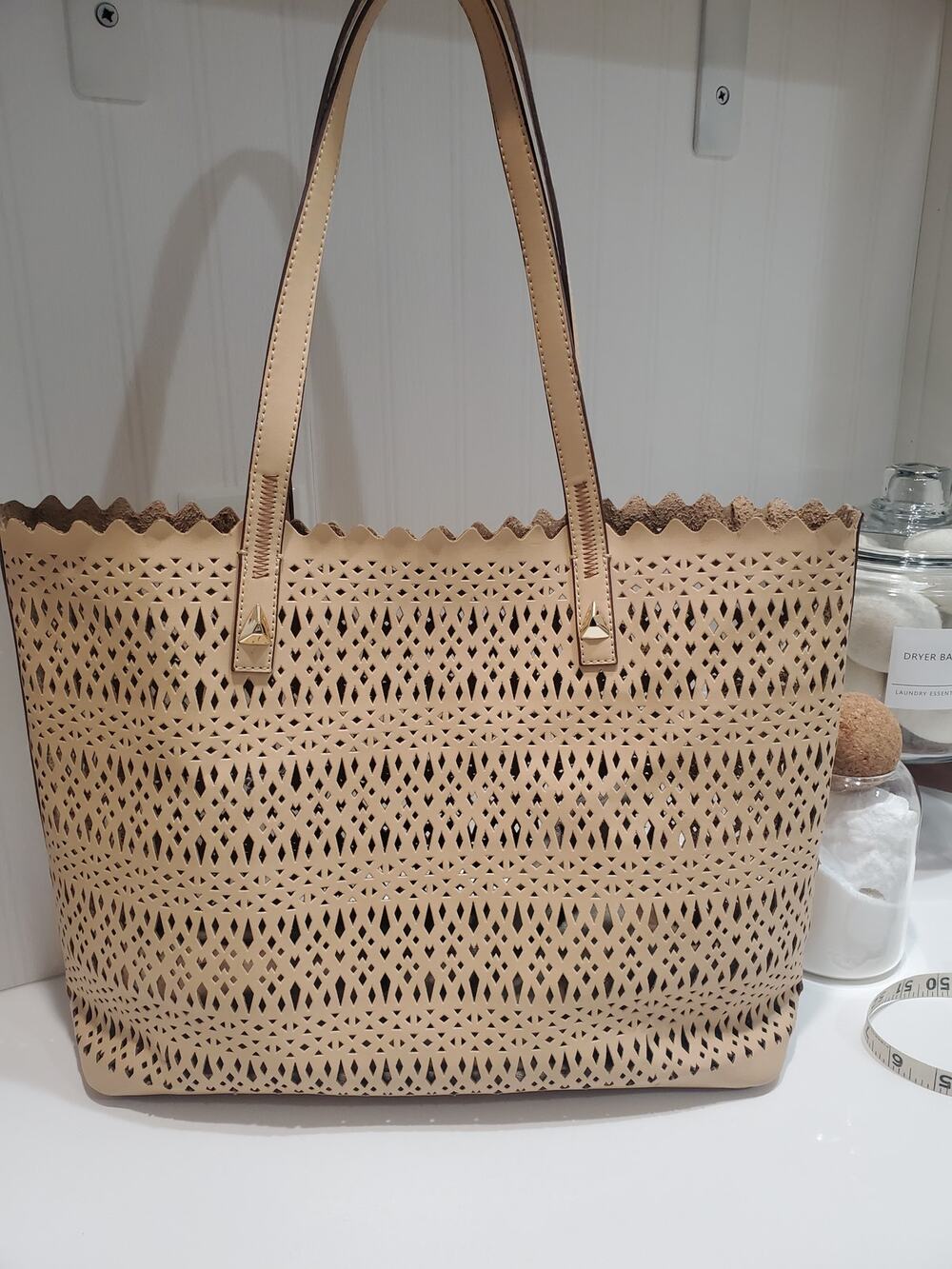 Stella & Dot Marseilles Laser-Cut Tote Bag